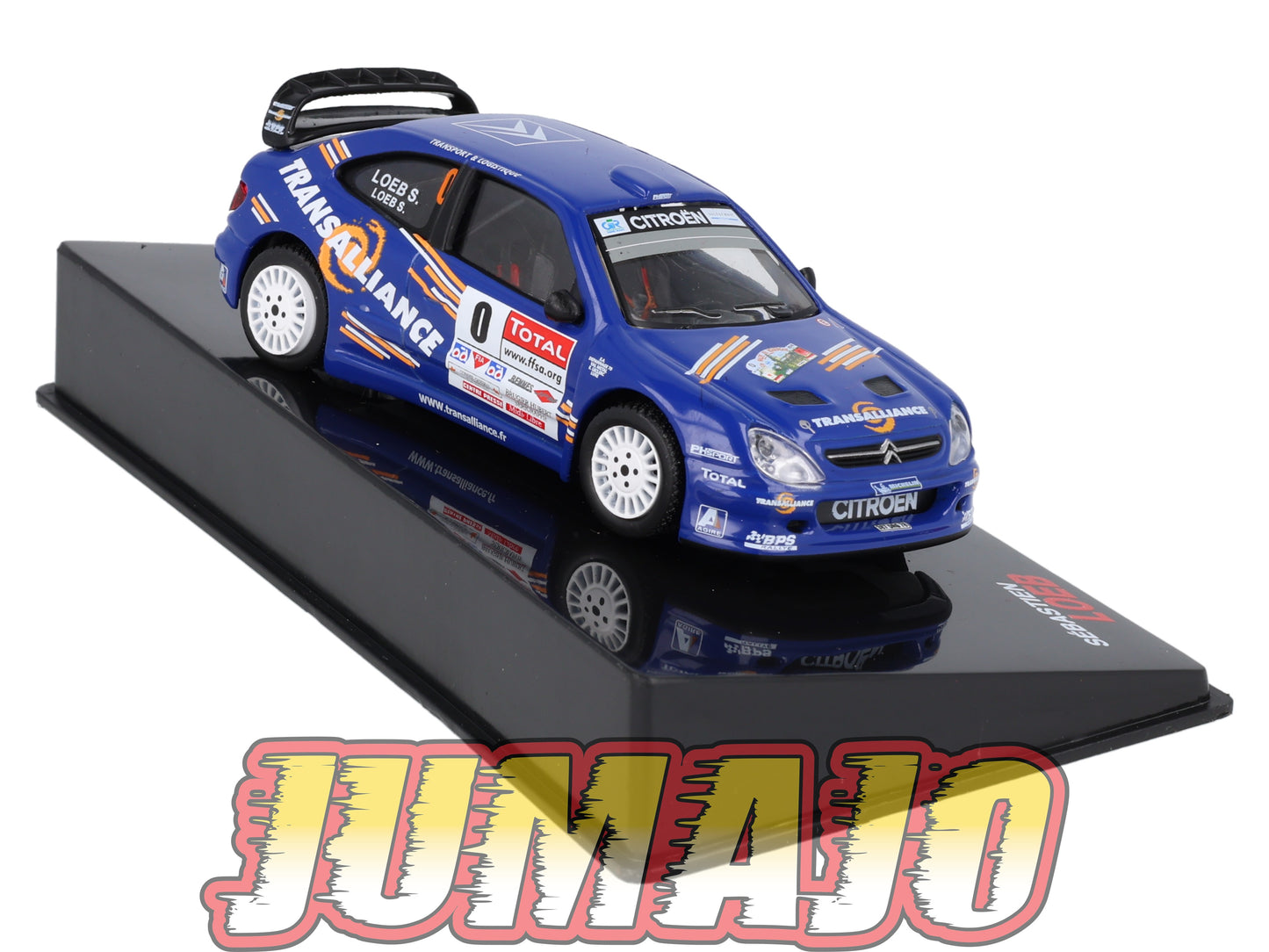 RSL15 Voiture 1/43 IXO Altaya Rallye Sebastien Loeb : CITROËN Xsara 2006 #0 Rally Du Rouergue