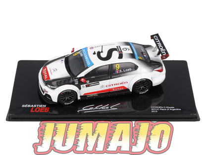 RSL17 Voiture 1/43 IXO Altaya Rallye Sebastien Loeb CITROËN C Elysée 2015 #9 WTCC Race OF Argentina