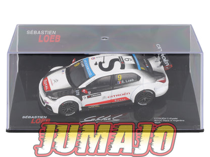 RSL17 Voiture 1/43 IXO Altaya Rallye Sebastien Loeb CITROËN C Elysée 2015 #9 WTCC Race OF Argentina