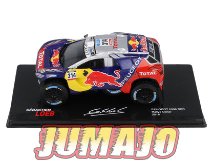 RSL1 Voiture 1/43 IXO Altaya Rallye Sebastien Loeb PEUGEOT 2008 DKR 2016 #314