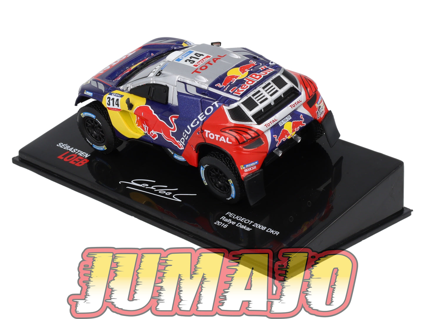 RSL1 Voiture 1/43 IXO Altaya Rallye Sebastien Loeb PEUGEOT 2008 DKR 2016 #314