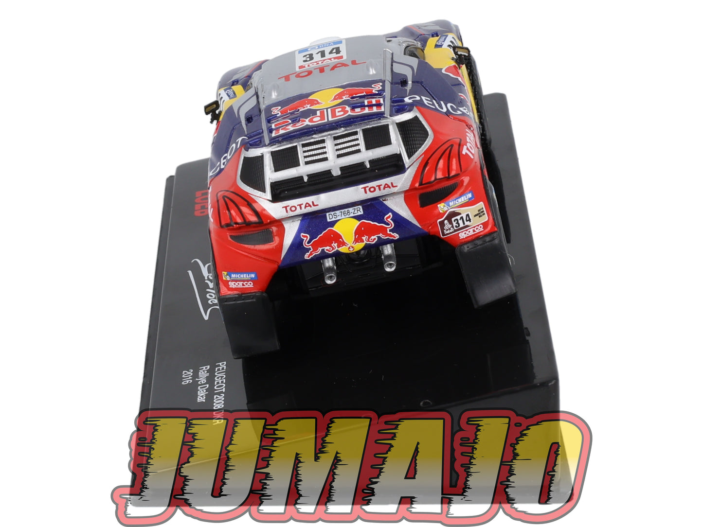 RSL1 Voiture 1/43 IXO Altaya Rallye Sebastien Loeb PEUGEOT 2008 DKR 2016 #314
