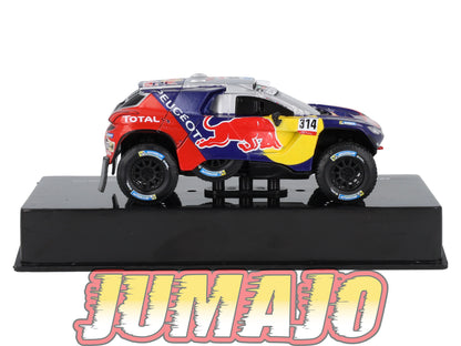 RSL1 Voiture 1/43 IXO Altaya Rallye Sebastien Loeb PEUGEOT 2008 DKR 2016 #314