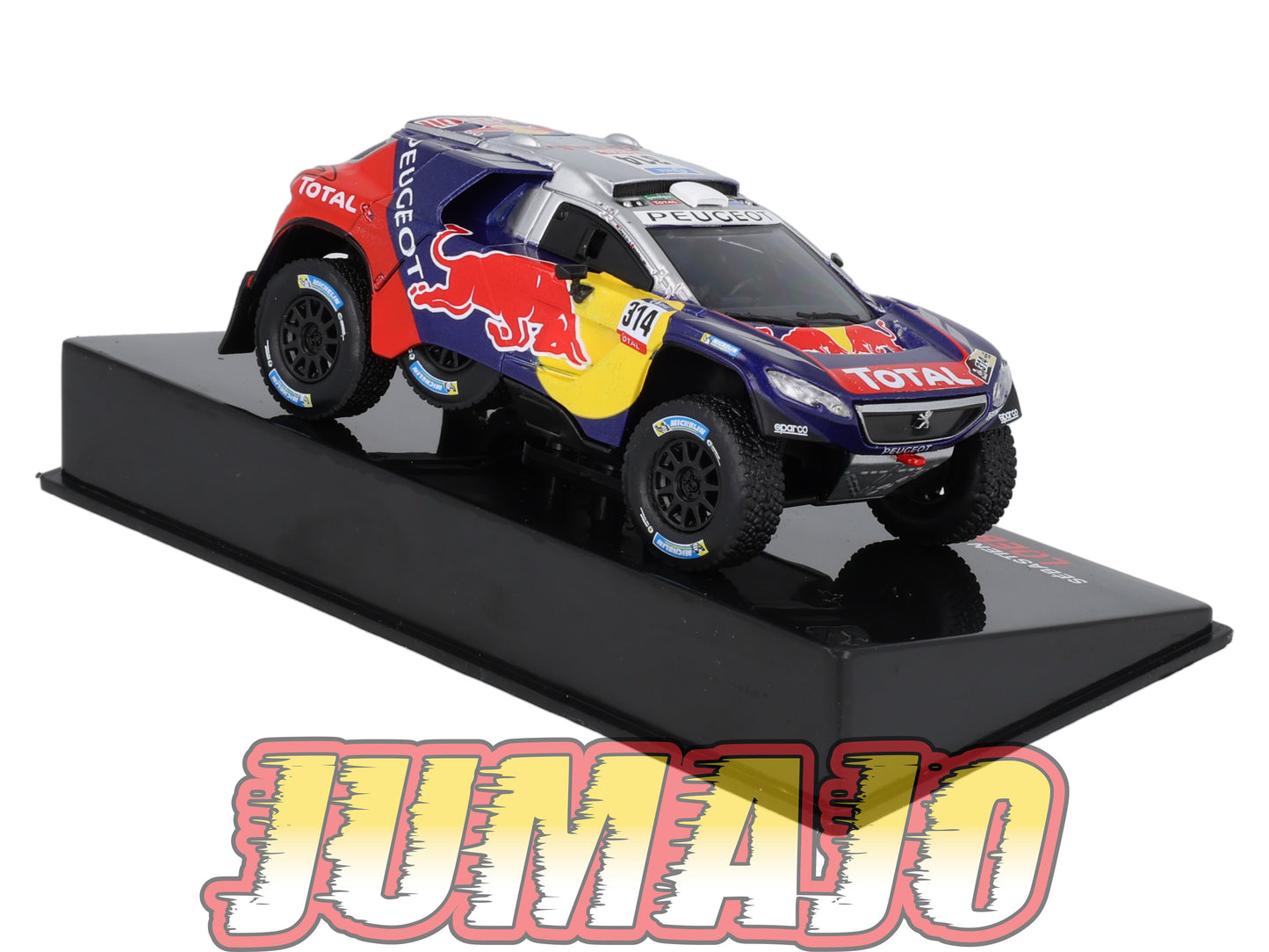 RSL1 Voiture 1/43 IXO Altaya Rallye Sebastien Loeb PEUGEOT 2008 DKR 2016 #314