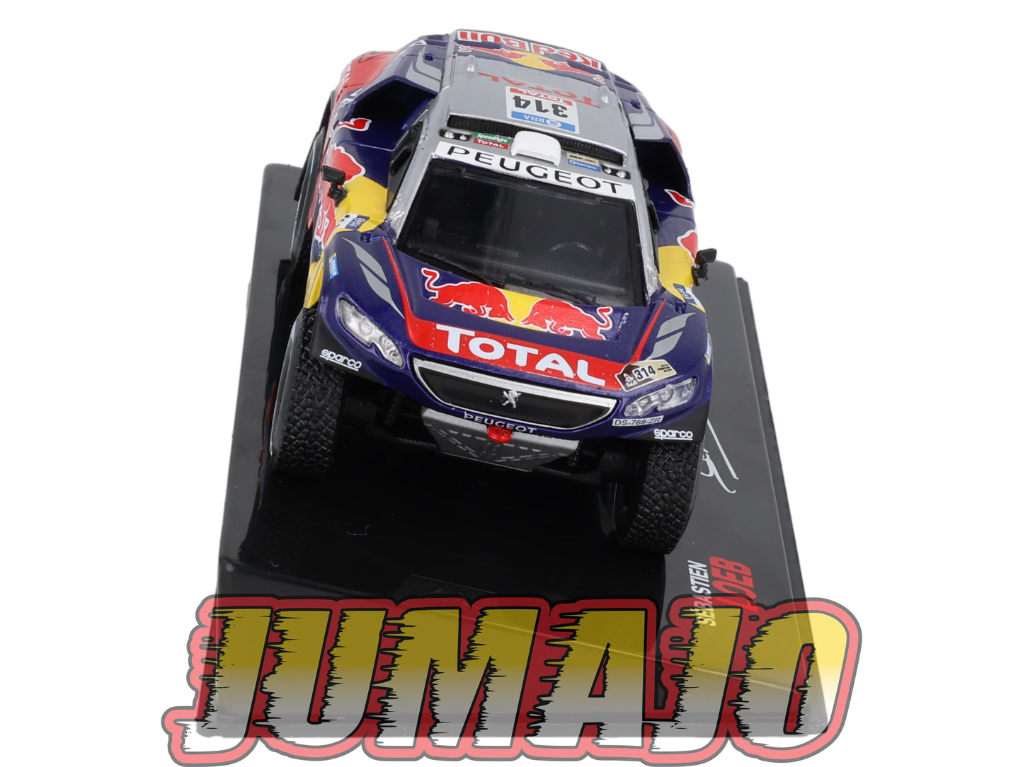 RSL1 Voiture 1/43 IXO Altaya Rallye Sebastien Loeb PEUGEOT 2008 DKR 2016 #314