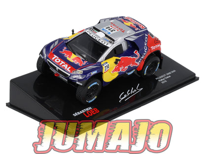RSL1 Voiture 1/43 IXO Altaya Rallye Sebastien Loeb PEUGEOT 2008 DKR 2016 #314
