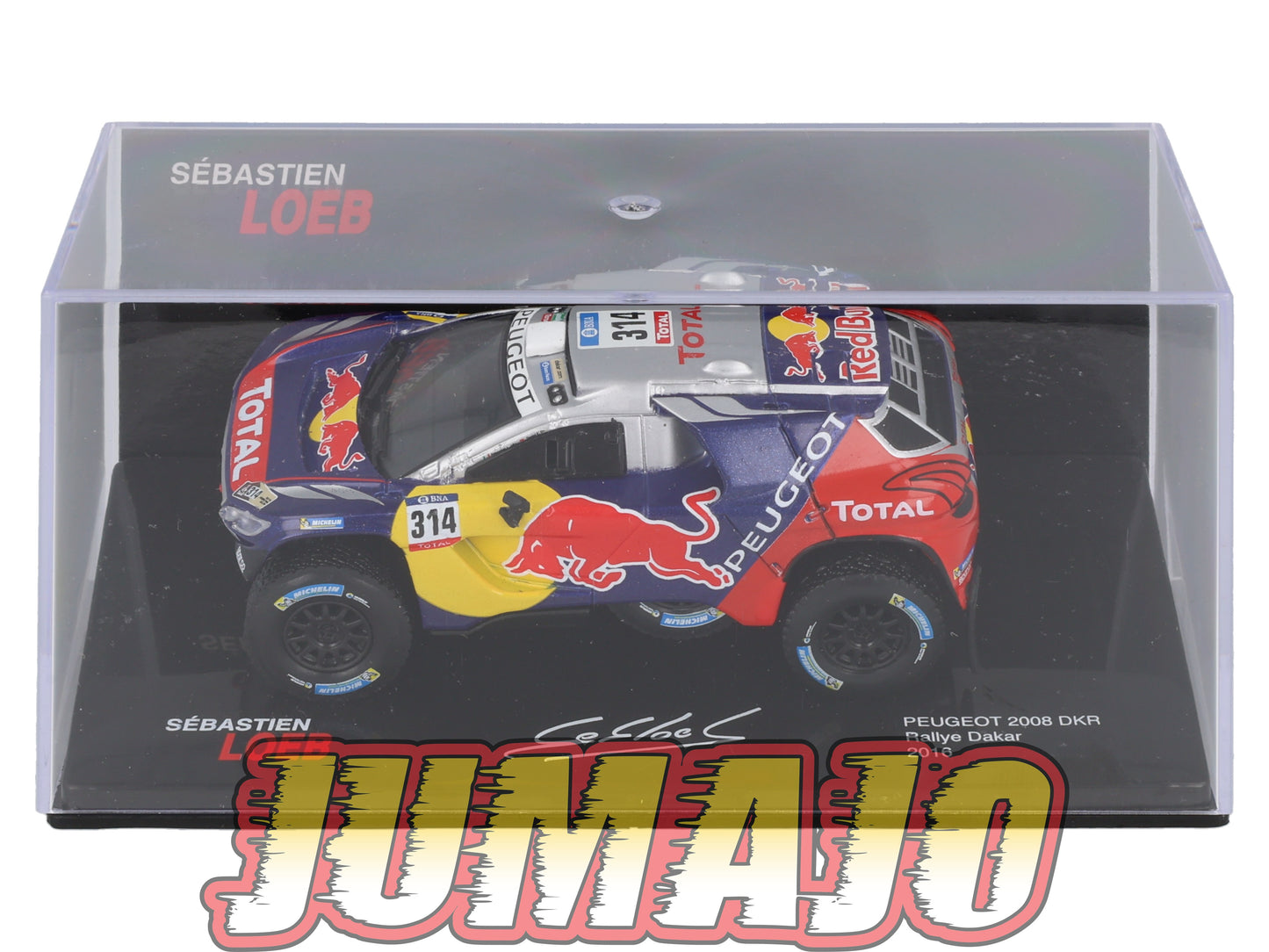 RSL1 Voiture 1/43 IXO Altaya Rallye Sebastien Loeb PEUGEOT 2008 DKR 2016 #314