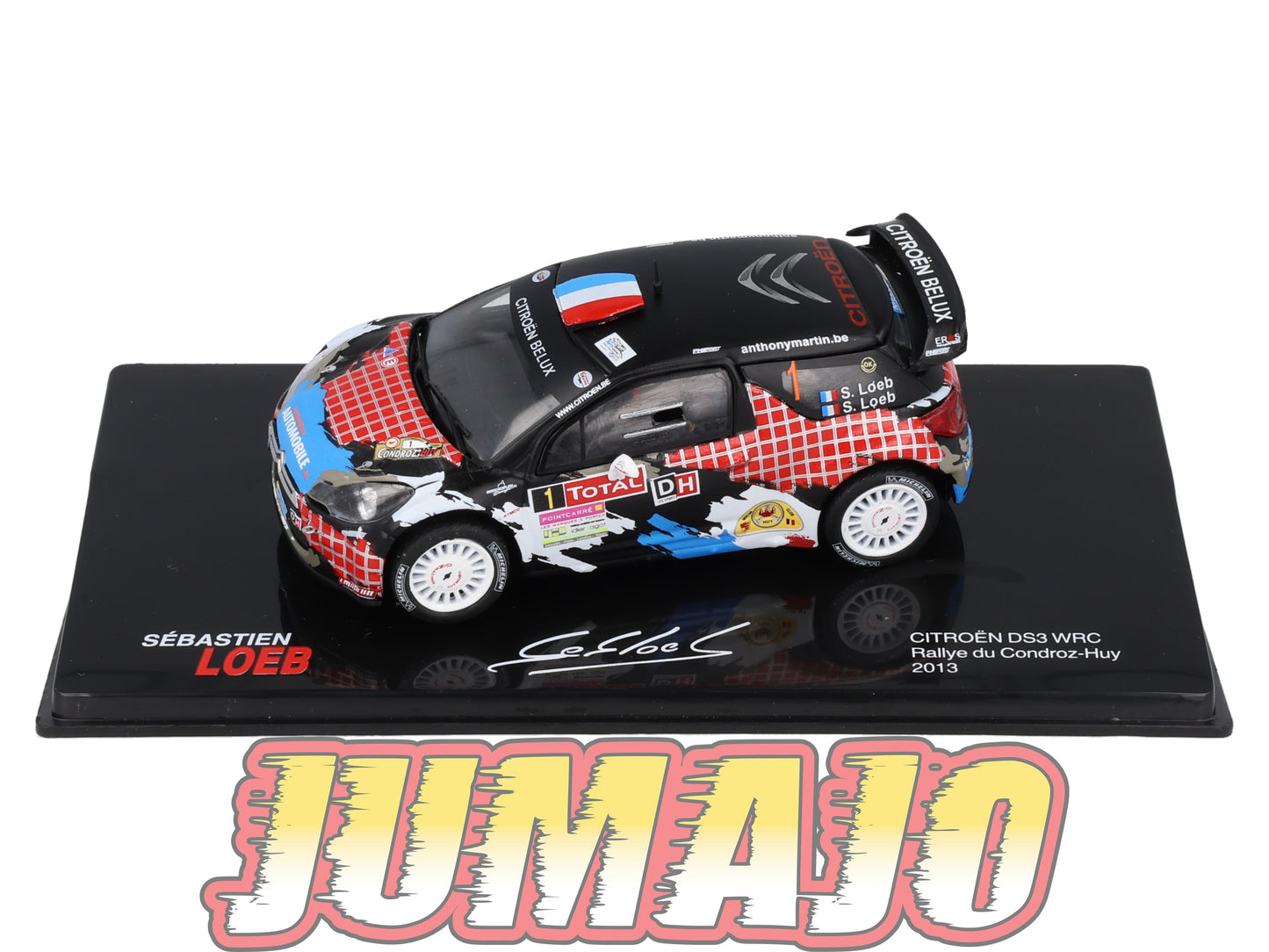 RSL20 Voiture 1/43 IXO Altaya Rallye Sebastien Loeb CITROËN DS3 WRC 2013 #1 Rallye Du Condroz Huy