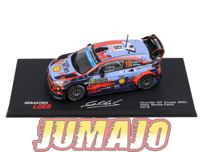 RSL22 Voiture 1/43 IXO Altaya Rallye Sebastien Loeb HYUNDAI i20 Coupé wrc 2019 #19 Rallye Monte Carlo