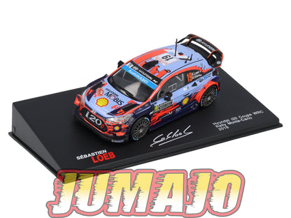 RSL22 Voiture 1/43 IXO Altaya Rallye Sebastien Loeb HYUNDAI i20 Coupé wrc 2019 #19 Rallye Monte Carlo