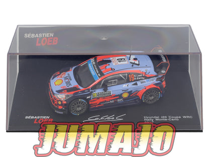 RSL22 Voiture 1/43 IXO Altaya Rallye Sebastien Loeb HYUNDAI i20 Coupé wrc 2019 #19 Rallye Monte Carlo