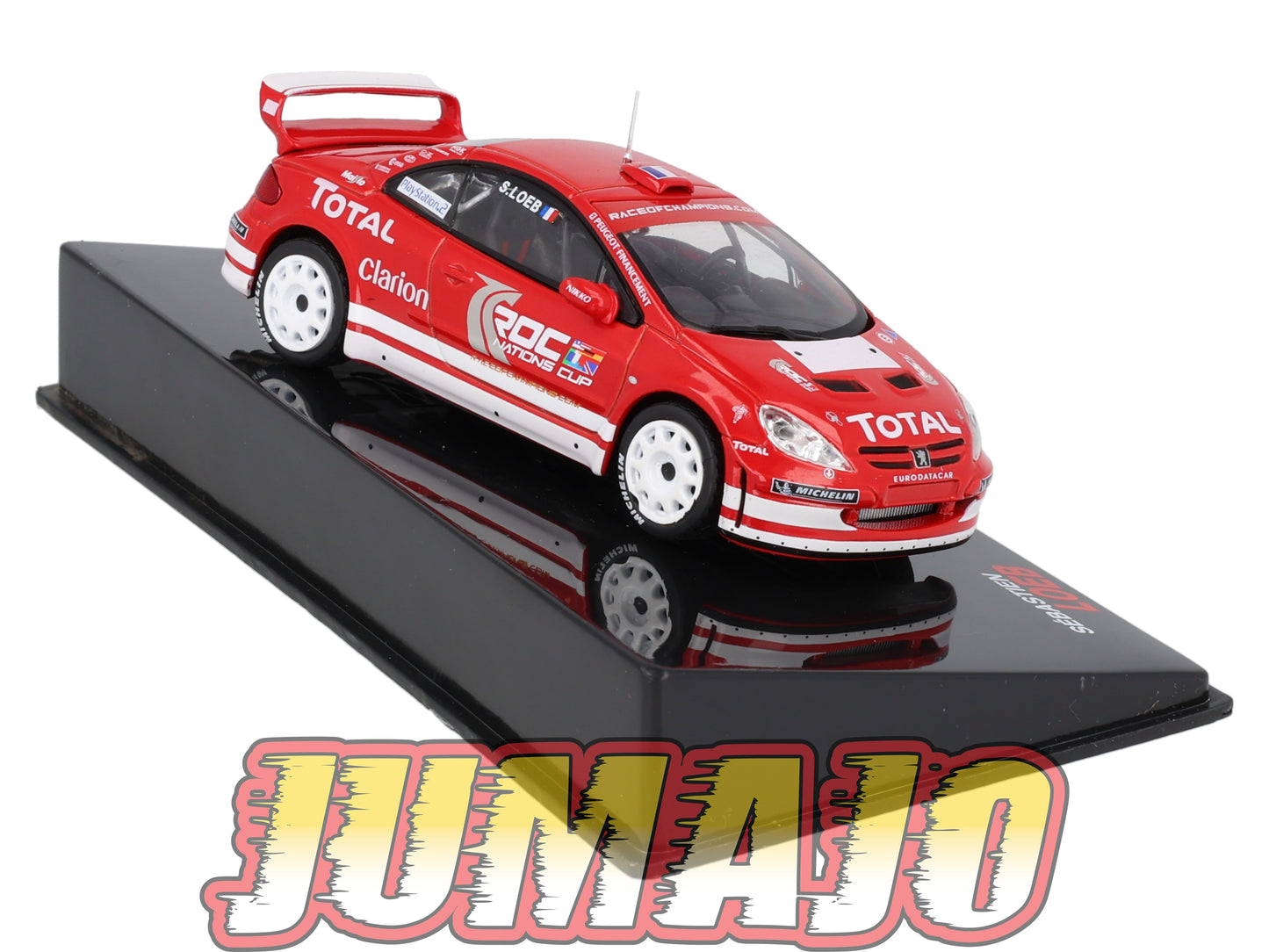 RSL25 Voiture 1/43 IXO Altaya Rallye Sebastien Loeb PEUGEOT 307 WRC 2004 Race Of Champion Winner