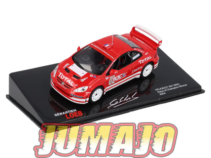 RSL25 Voiture 1/43 IXO Altaya Rallye Sebastien Loeb PEUGEOT 307 WRC 2004 Race Of Champion Winner