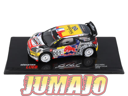 RSL26 Voiture 1/43 IXO Altaya Rallye Sebastien Loeb CITROËN DS3 WRC 2016 #001 Rallye Circuit