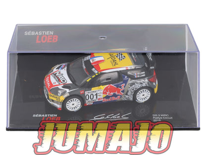 RSL26 Voiture 1/43 IXO Altaya Rallye Sebastien Loeb CITROËN DS3 WRC 2016 #001 Rallye Circuit