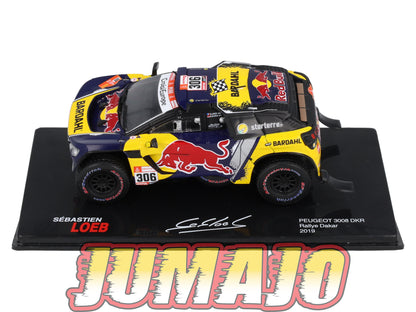 RSL28 Voiture 1/43 IXO Altaya Rallye Sebastien Loeb PEUGEOT 3008 DKR 2019 #306 Rallye Dakar