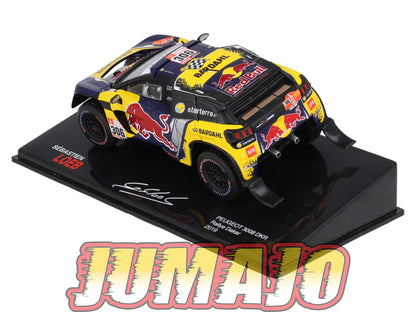 RSL28 Voiture 1/43 IXO Altaya Rallye Sebastien Loeb PEUGEOT 3008 DKR 2019 #306 Rallye Dakar