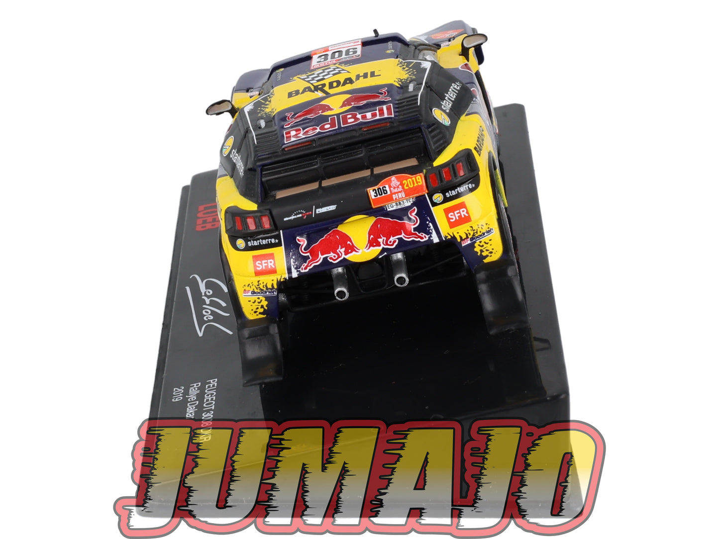 RSL28 Voiture 1/43 IXO Altaya Rallye Sebastien Loeb PEUGEOT 3008 DKR 2019 #306 Rallye Dakar