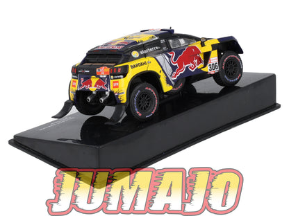 RSL28 Voiture 1/43 IXO Altaya Rallye Sebastien Loeb PEUGEOT 3008 DKR 2019 #306 Rallye Dakar