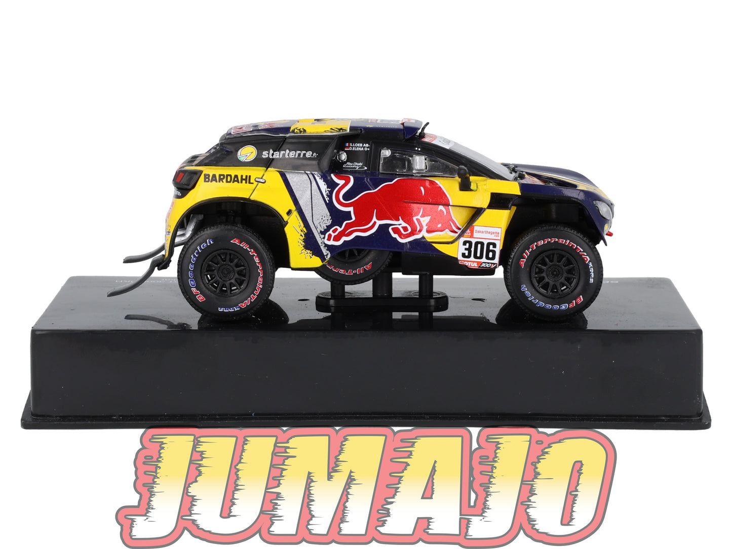 RSL28 Voiture 1/43 IXO Altaya Rallye Sebastien Loeb PEUGEOT 3008 DKR 2019 #306 Rallye Dakar