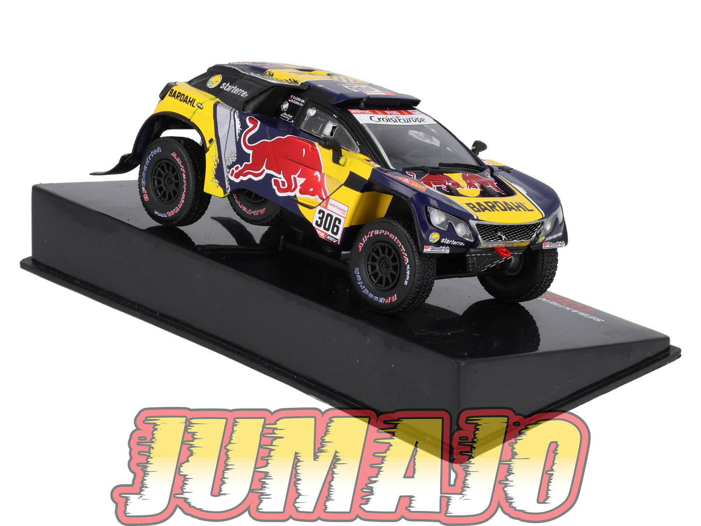 RSL28 Voiture 1/43 IXO Altaya Rallye Sebastien Loeb PEUGEOT 3008 DKR 2019 #306 Rallye Dakar