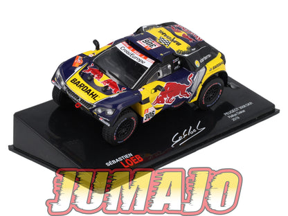 RSL28 Voiture 1/43 IXO Altaya Rallye Sebastien Loeb PEUGEOT 3008 DKR 2019 #306 Rallye Dakar