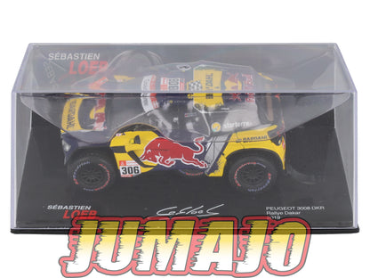 RSL28 Voiture 1/43 IXO Altaya Rallye Sebastien Loeb PEUGEOT 3008 DKR 2019 #306 Rallye Dakar