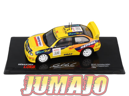 RSL30 Voiture 1/43 IXO Altaya Rallye Sebastien Loeb SEAT Cordoba Wrc 1999 #10 Test Echappement