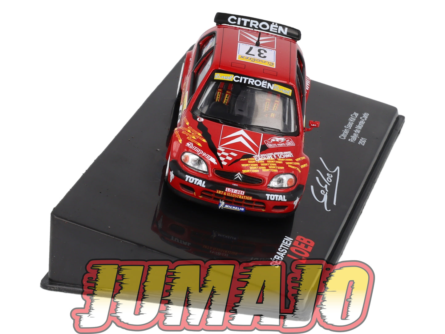 RSL31 Voiture 1/43 IXO Altaya Rallye Sebastien Loeb CITROËN Saxo Kit Car 2001 #37 Rallye Monte Carlo