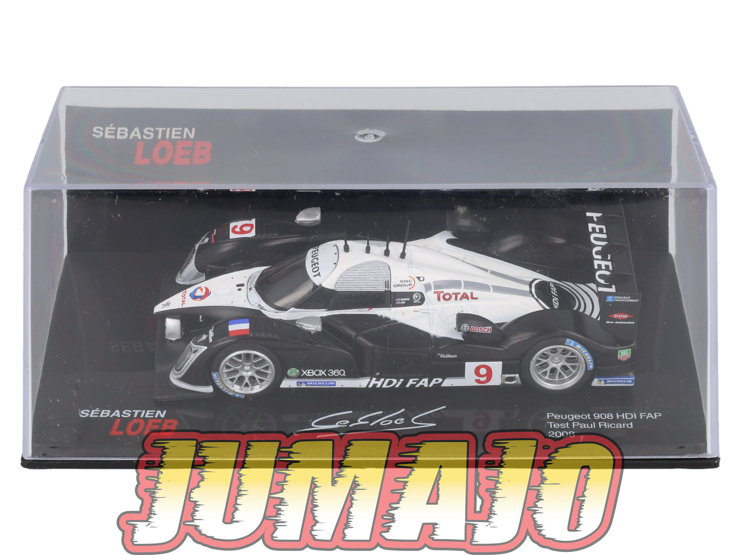 RSL34 Voiture 1/43 IXO Altaya Rallye Sebastien Loeb PEUGEOT 908 HDI FAP 2008 Test Paul Ricard