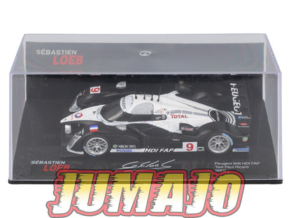 RSL34 Voiture 1/43 IXO Altaya Rallye Sebastien Loeb PEUGEOT 908 HDI FAP 2008 Test Paul Ricard