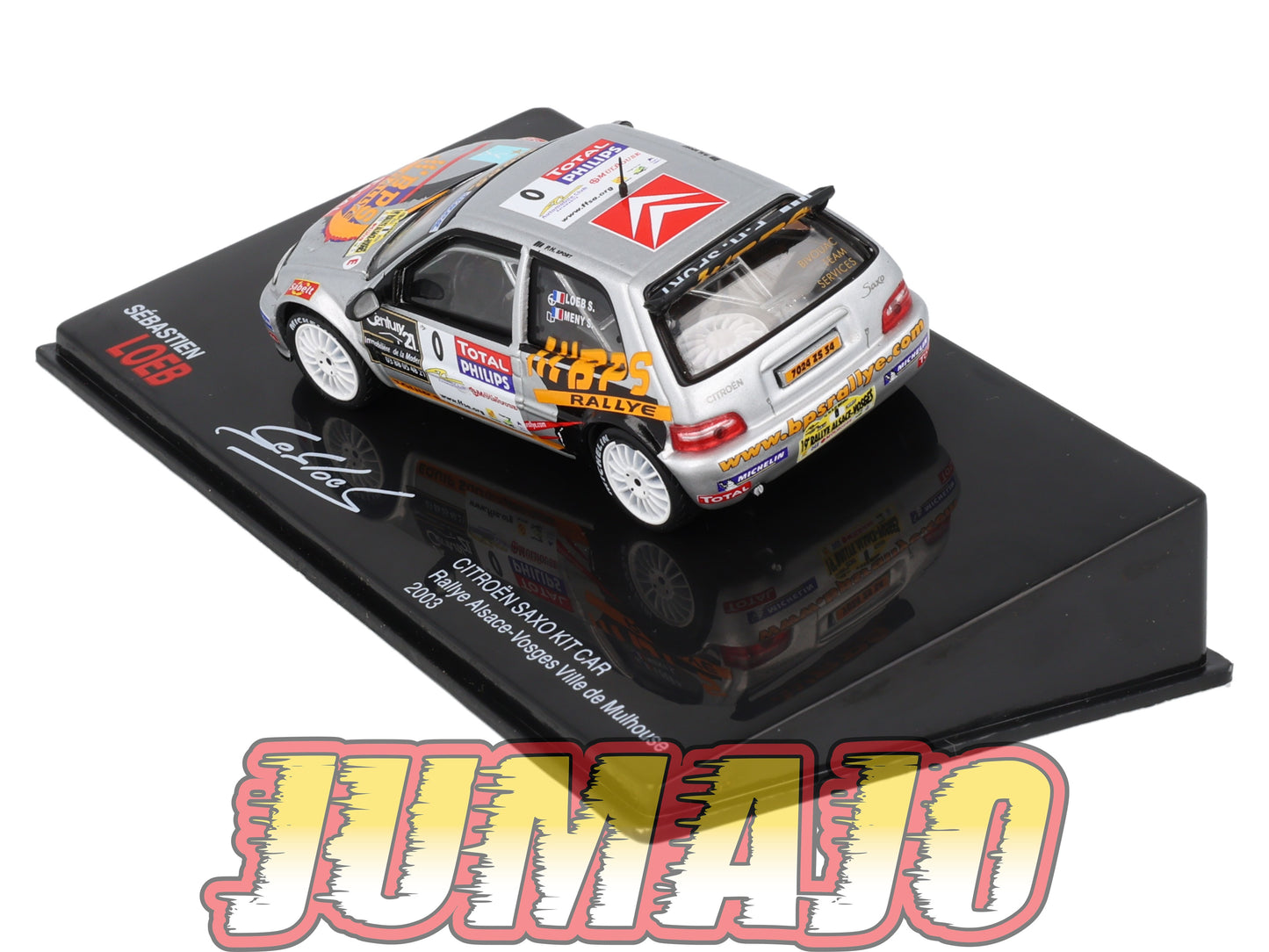 RSL35 Voiture 1/43 IXO Altaya Rallye Sebastien Loeb CITROËN Saxo Kit Car 2003 #0 Rallye Alsace Vosges Ville De Mulhouse