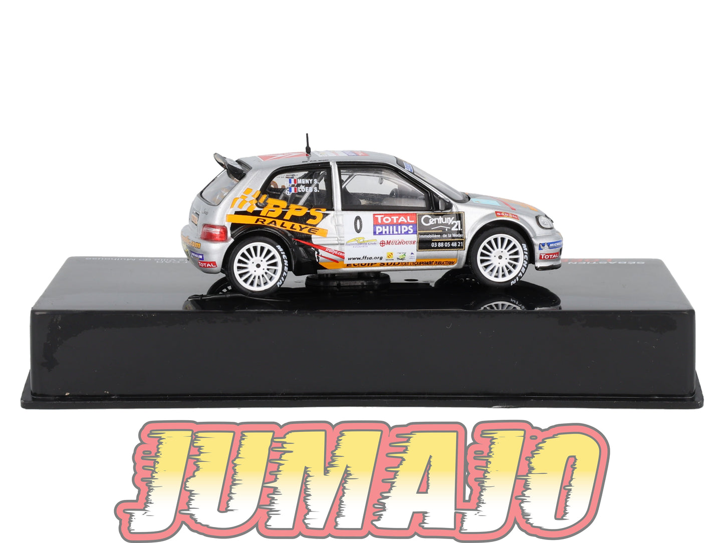 RSL35 Voiture 1/43 IXO Altaya Rallye Sebastien Loeb CITROËN Saxo Kit Car 2003 #0 Rallye Alsace Vosges Ville De Mulhouse