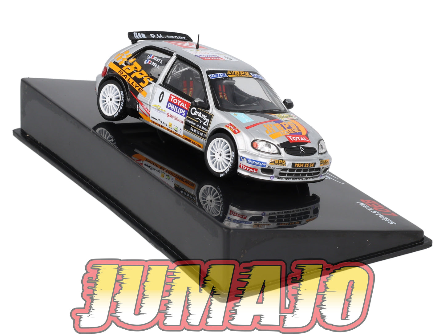 RSL35 Voiture 1/43 IXO Altaya Rallye Sebastien Loeb CITROËN Saxo Kit Car 2003 #0 Rallye Alsace Vosges Ville De Mulhouse