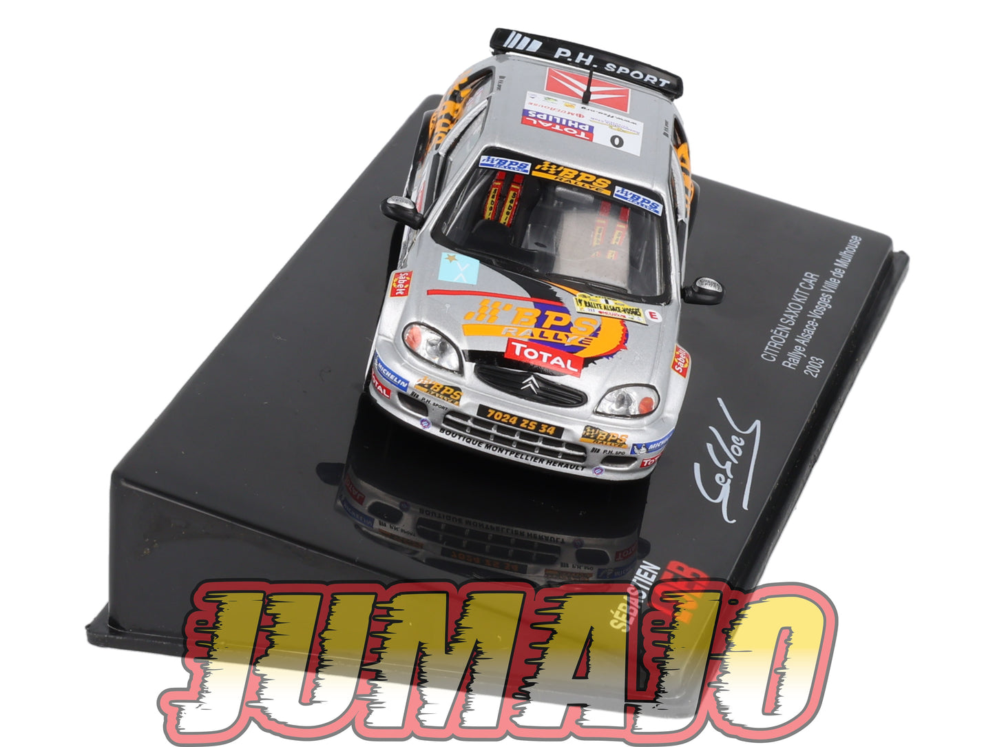 RSL35 Voiture 1/43 IXO Altaya Rallye Sebastien Loeb CITROËN Saxo Kit Car 2003 #0 Rallye Alsace Vosges Ville De Mulhouse