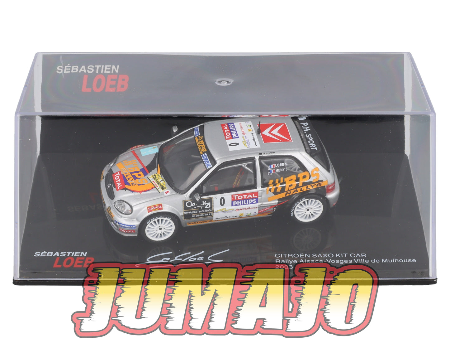 RSL35 Voiture 1/43 IXO Altaya Rallye Sebastien Loeb CITROËN Saxo Kit Car 2003 #0 Rallye Alsace Vosges Ville De Mulhouse