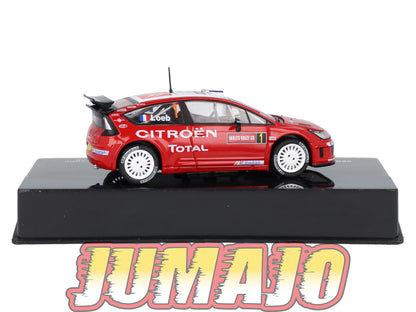 RSL38 Voiture 1/43 IXO Altaya Rallye Sebastien Loeb : CITROËN C4 WRC 2007 #1 Wales Rally gb