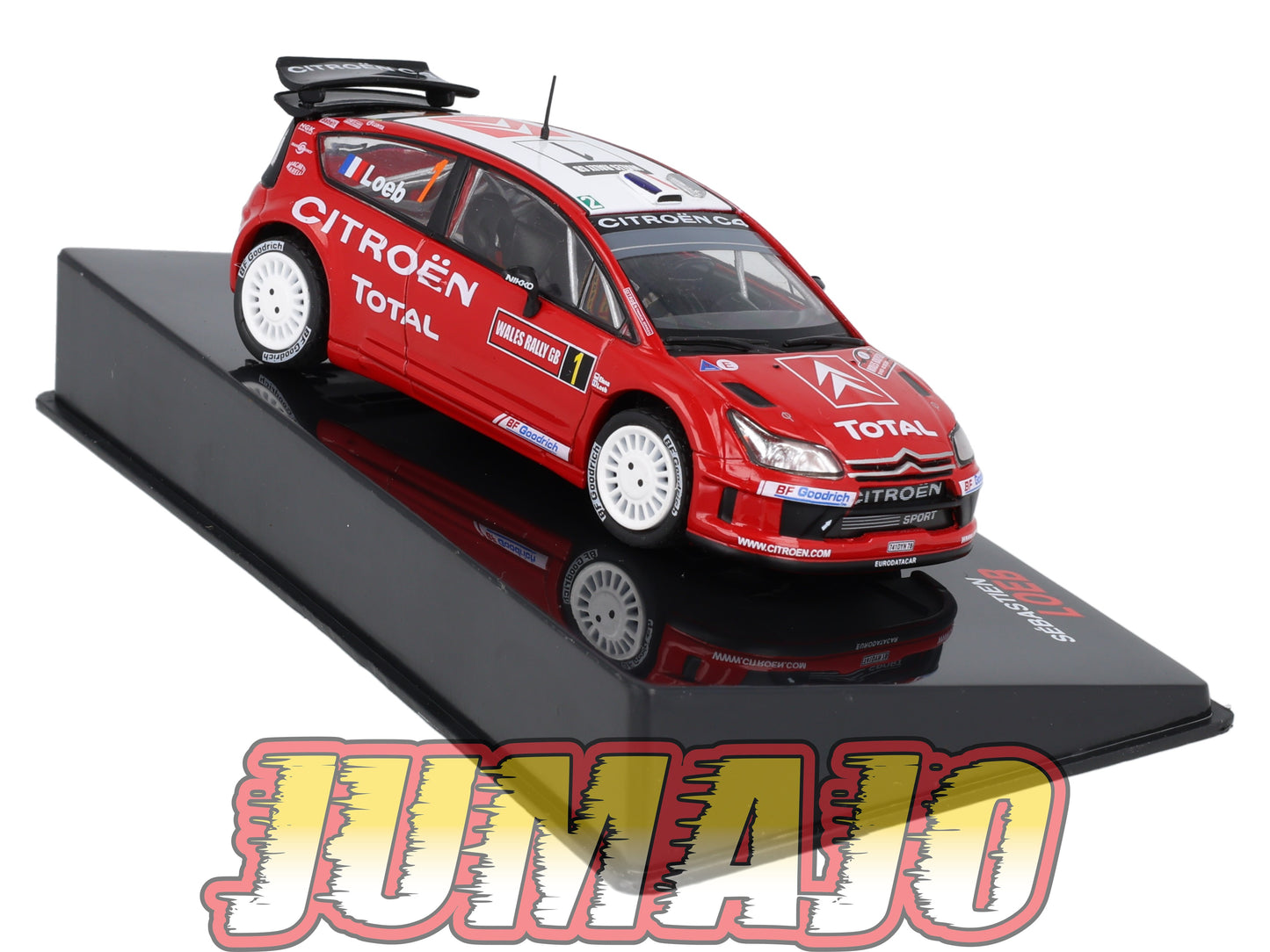 RSL38 Voiture 1/43 IXO Altaya Rallye Sebastien Loeb : CITROËN C4 WRC 2007 #1 Wales Rally gb