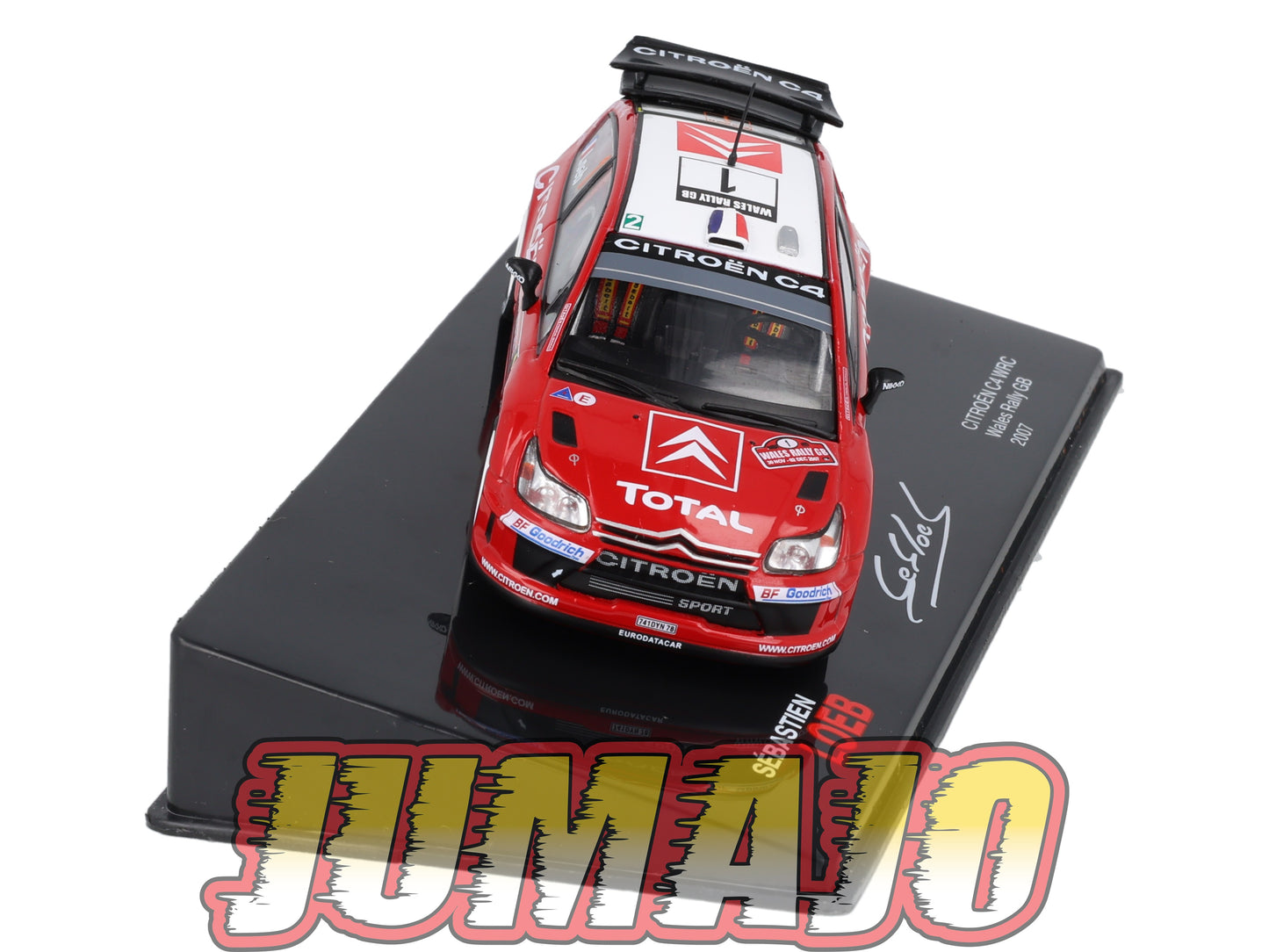 RSL38 Voiture 1/43 IXO Altaya Rallye Sebastien Loeb : CITROËN C4 WRC 2007 #1 Wales Rally gb