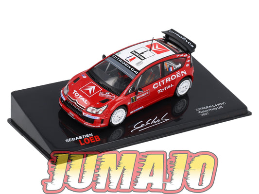 RSL38 Voiture 1/43 IXO Altaya Rallye Sebastien Loeb : CITROËN C4 WRC 2007 #1 Wales Rally gb