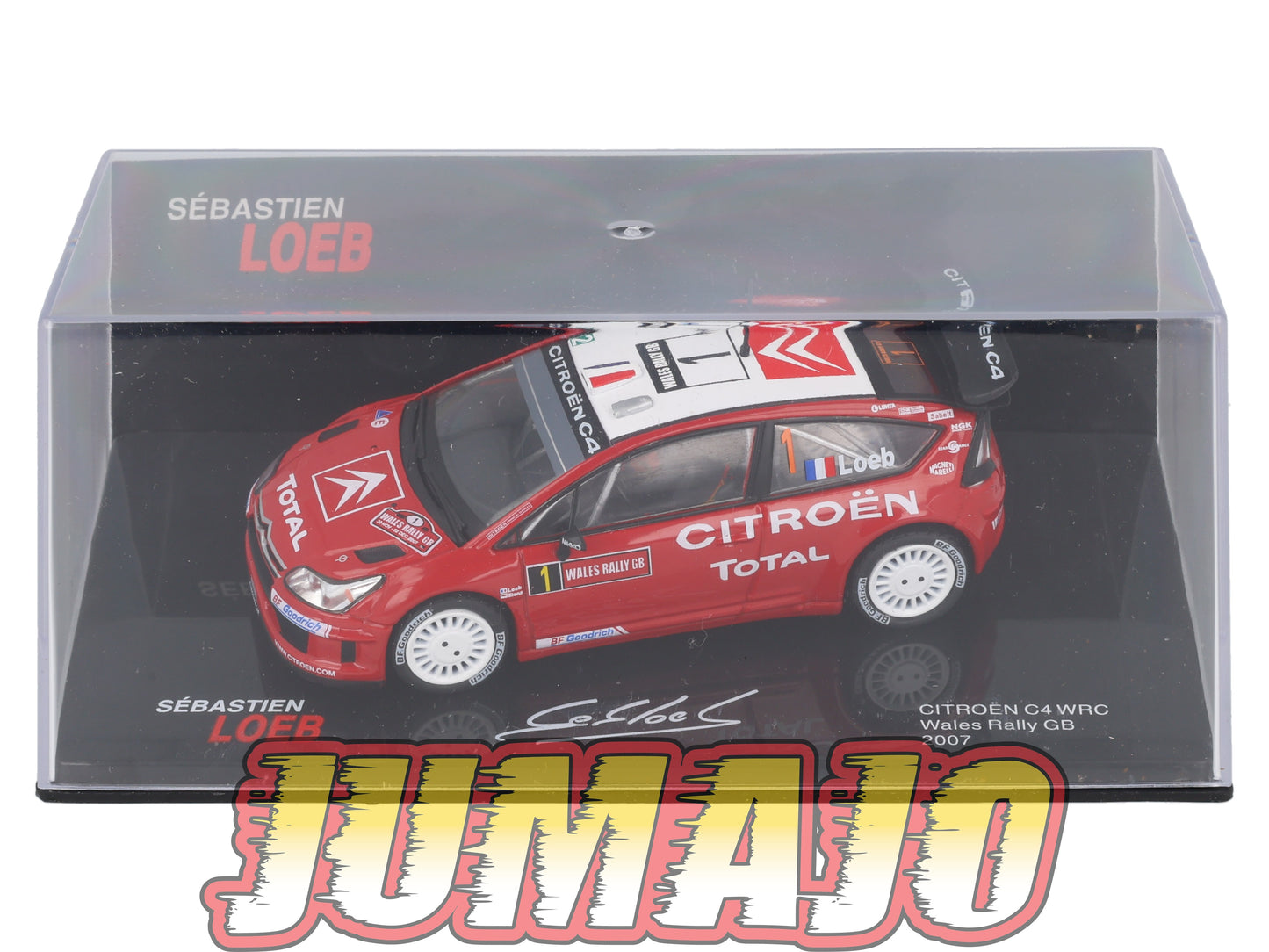 RSL38 Voiture 1/43 IXO Altaya Rallye Sebastien Loeb : CITROËN C4 WRC 2007 #1 Wales Rally gb