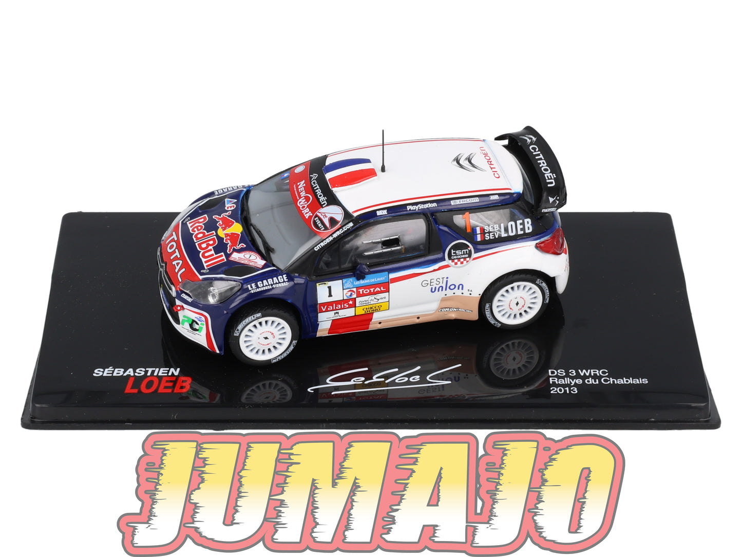 RSL40 Voiture 1/43 IXO Altaya Rallye Sebastien Loeb CITROËN DS3 WRC 2013 #1 Rallye Du Chablais