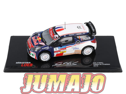 RSL40 Voiture 1/43 IXO Altaya Rallye Sebastien Loeb CITROËN DS3 WRC 2013 #1 Rallye Du Chablais
