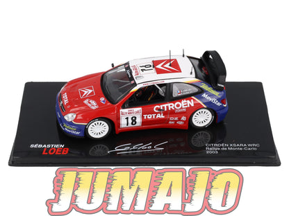 RSL41 Voiture 1/43 IXO Altaya Rallye Sebastien Loeb CITROËN Xsara WRC 2003 #18 Rallye Monte Carlo