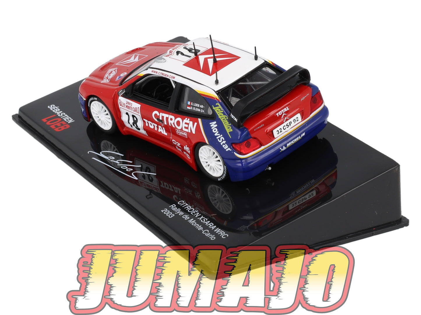 RSL41 Voiture 1/43 IXO Altaya Rallye Sebastien Loeb CITROËN Xsara WRC 2003 #18 Rallye Monte Carlo