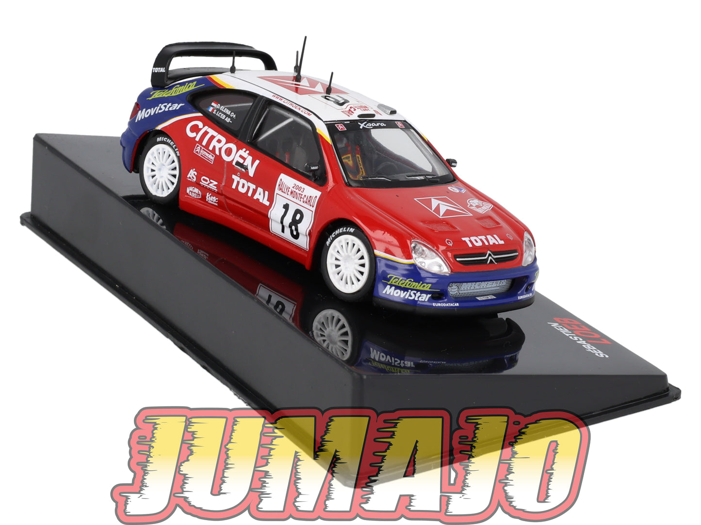 RSL41 Voiture 1/43 IXO Altaya Rallye Sebastien Loeb CITROËN Xsara WRC 2003 #18 Rallye Monte Carlo