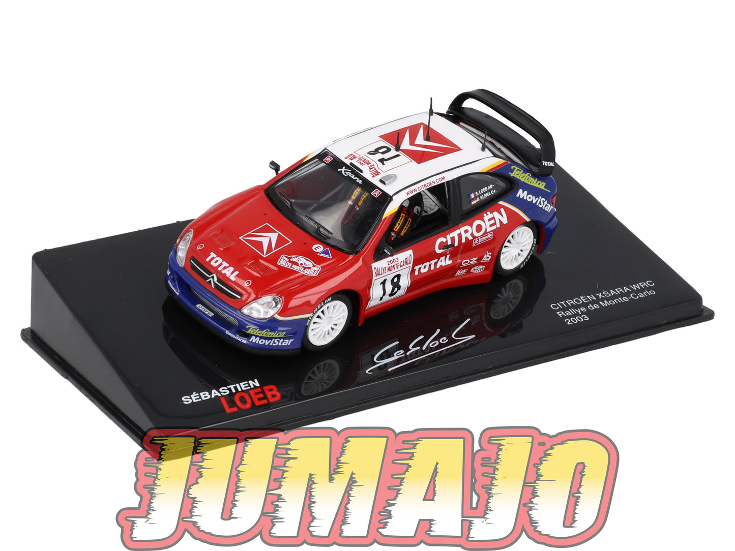 RSL41 Voiture 1/43 IXO Altaya Rallye Sebastien Loeb CITROËN Xsara WRC 2003 #18 Rallye Monte Carlo