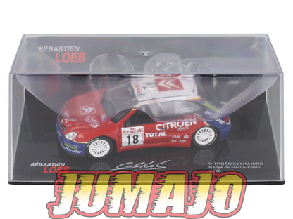 RSL41 Voiture 1/43 IXO Altaya Rallye Sebastien Loeb CITROËN Xsara WRC 2003 #18 Rallye Monte Carlo