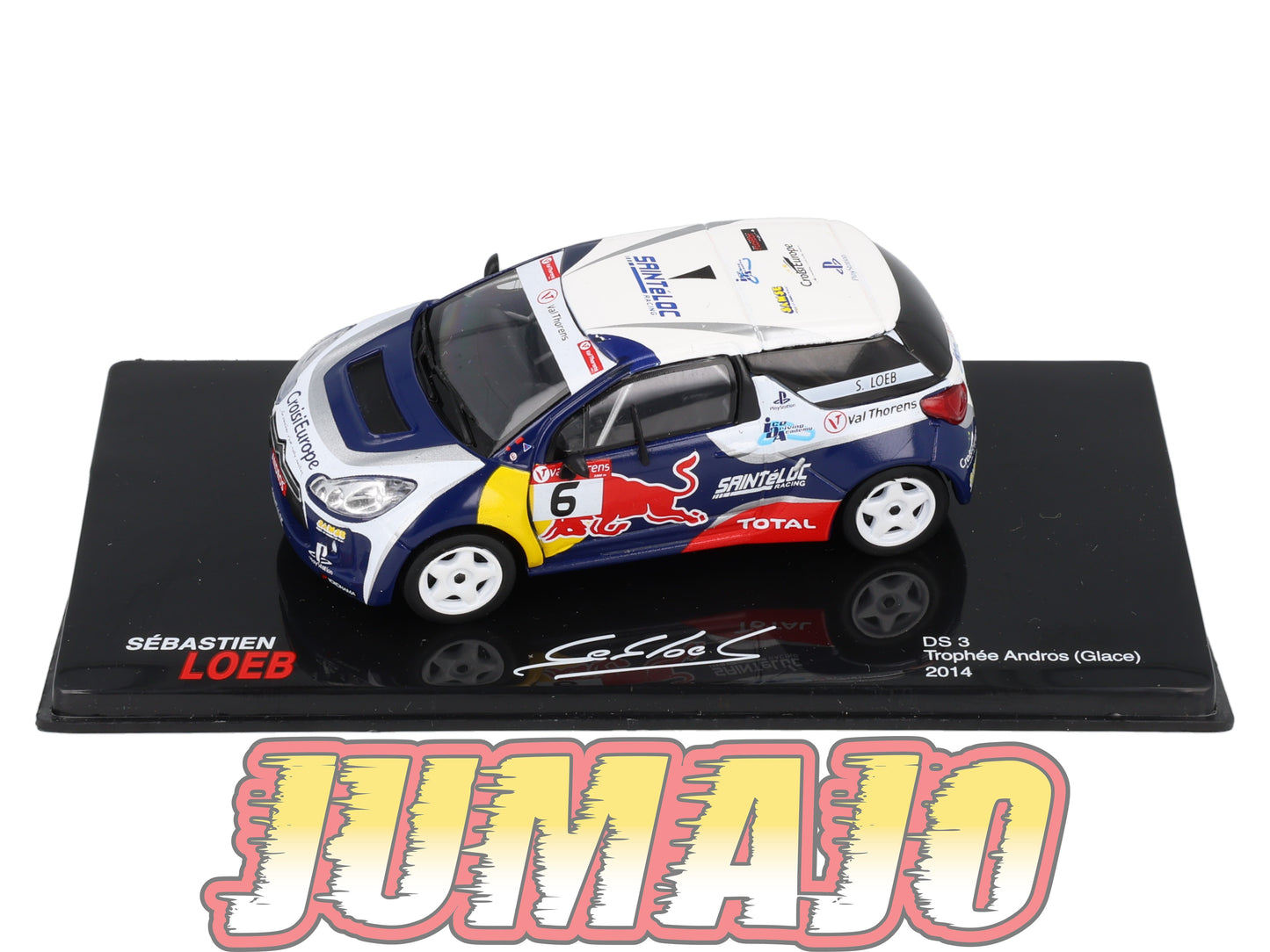 RSL42 Voiture 1/43 IXO Altaya Rallye Sebastien Loeb CITROËN DS3 2014 36 Trophée Andros (Glace)