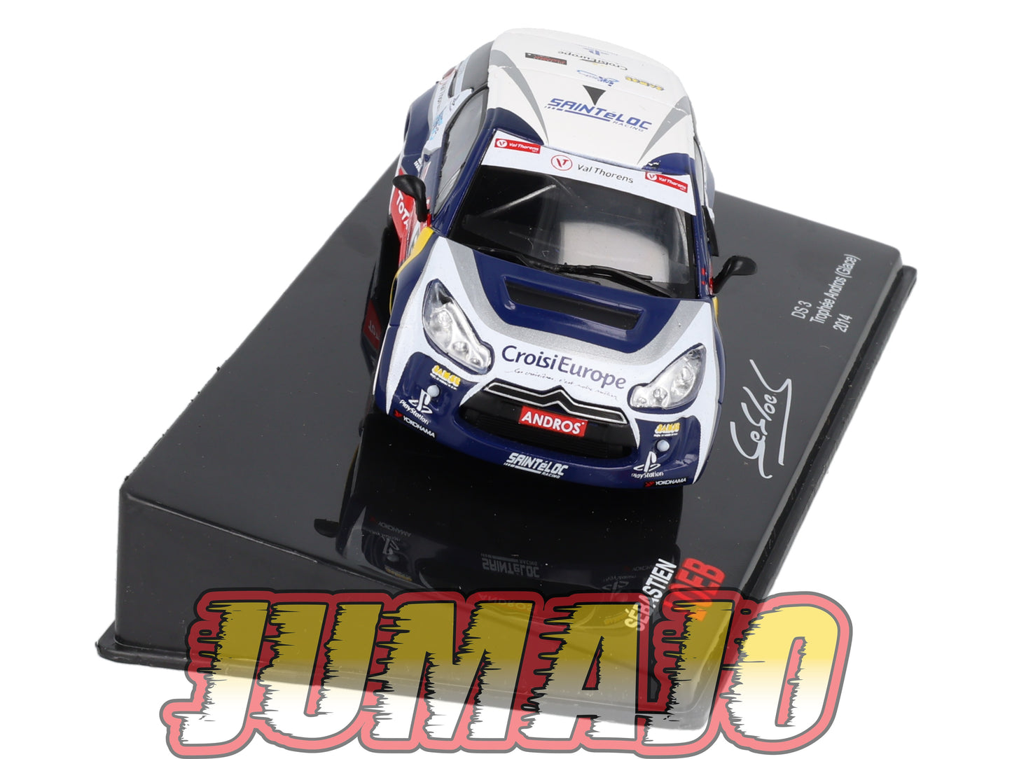 RSL42 Voiture 1/43 IXO Altaya Rallye Sebastien Loeb CITROËN DS3 2014 36 Trophée Andros (Glace)